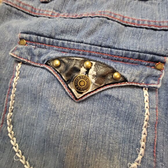 Courage Roughwear Denim Shorts Mens 43 Blue Jeans Casual Streetwear Urban - Picture 8 of 10